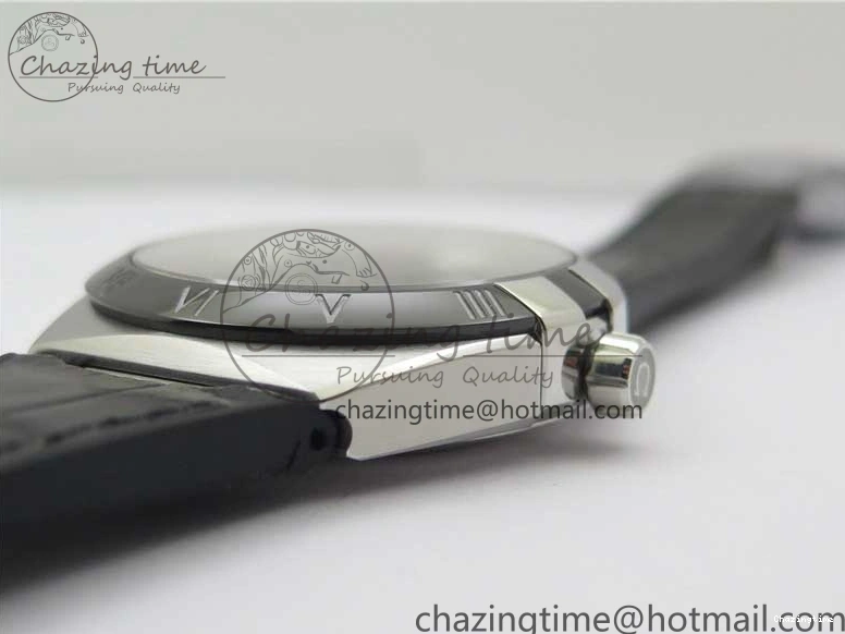 0419 Neat Constellation 131.33.41.21.03.001 SS TW Best Edition Black Dial On Gummy Strap A 7873